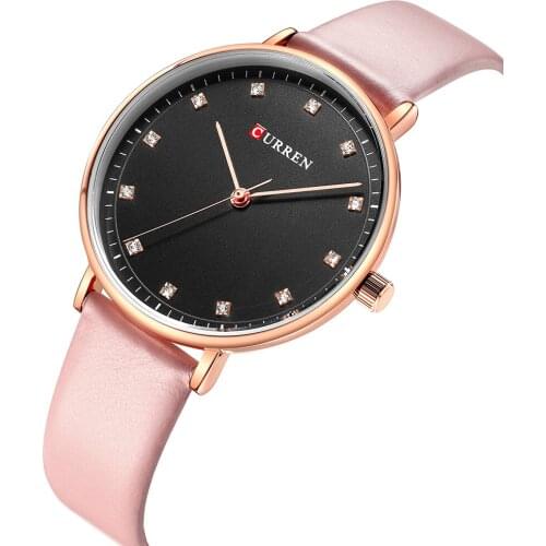 2019 New CURREN 9023 Female Quartz Watch Women Leather Casual Fashion Quartz Watch For Women Ultra-Thin Ladies Wristwatch Gifts