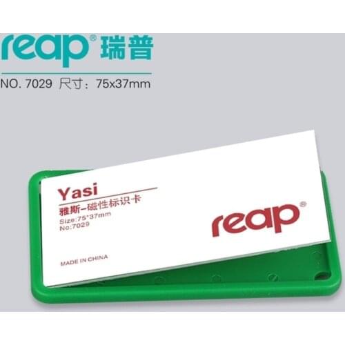 Lot Reap7029j 10pcs/1 Abs 75*37mm Pins Name Tag Badge Holder Pin Badges Id Holders Work Employee Card