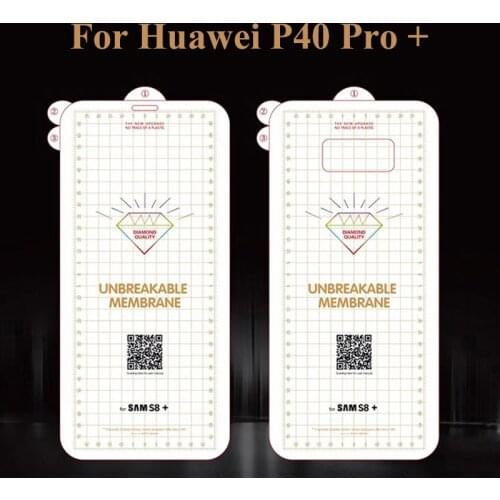 10pcs Unbreakable Membrance Hydrogel Film Screen Protector For Huawei P50 P40 Lite E Mate 40 30 Y5P Y6P Y7P Y8P Y8S Y7A Y9A