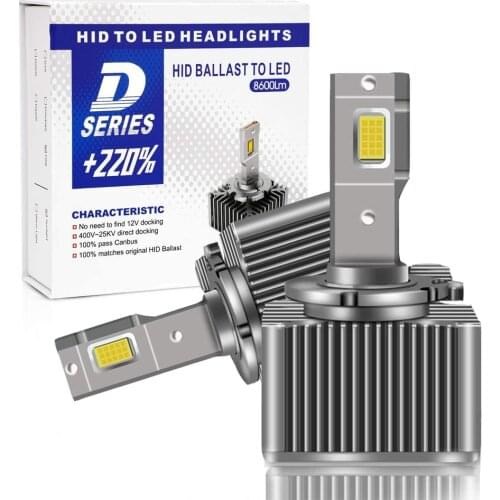 2pcs Car Lamp D2S D2R D3S D1S LED Car Headlight Bulb Canbus 6000K CSP D4S D3R D4R D5S D8S 70W Conversion KIT