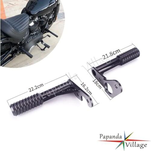 2pcs Highway Peg Crash Bar Passenger Peg Frame Slider Bumper Guard for Harley Softail Street Bob Low Rider FXBB FXL
