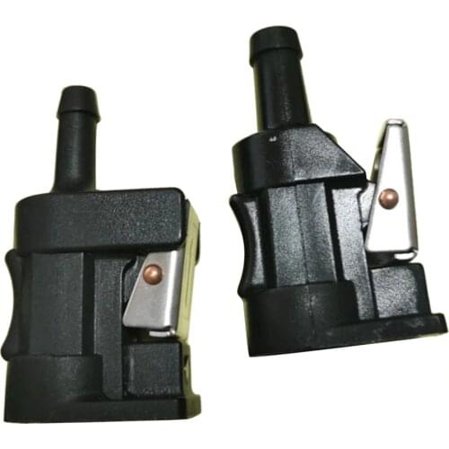 2x Genuine for Yamaha Outboard Fuel Connector -8mm Engine End (6E5-24305-06)