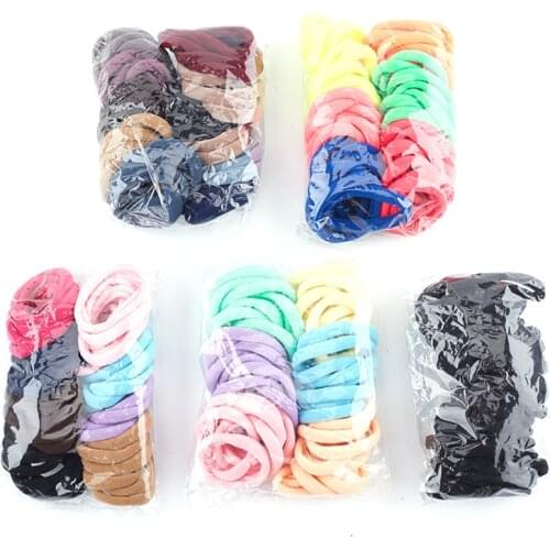 50PCS Girls Children Girl Hair Elastic Hair Tie Baby Hair Ring Rope Headwear Hair Loop Rope Headdress Kids Hair Accessories