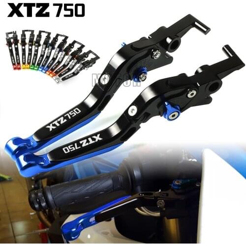 For Yamaha XTZ750 SuperTenere 1989 - 1995 Motorcycle CNC Aluminum Brake Clutch Levers Adjustable Folding XTZ 750 Super Tenere