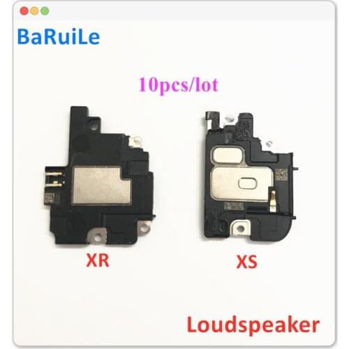 BaRuiLe 10pcs Loud Speaker For iPhone XR XS Max XSM Buzzer Ringer Loudspeaker Flex Ribbon Cable Replacement Part