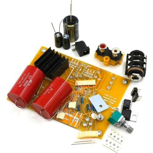 Free shipping HV-10-RA1 Headphone AMP Amplifier Kits Can Use Battery and Power Adapter
