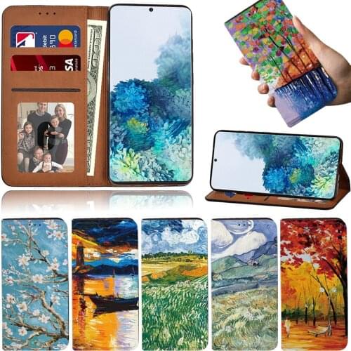 Flip Phone Case for Samsung Galaxy S8/S9/S10/S10 Plus/S10e/S10 Lite/S20/S20 Plus/S20 Ultra Card Stand Slot Phone Cover