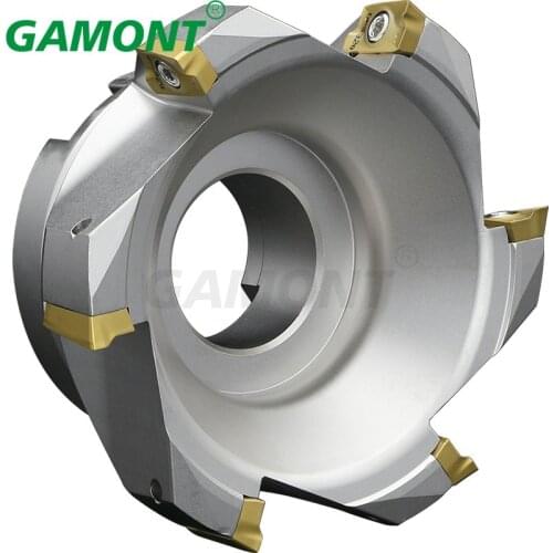 GAMONT 90 Right Angle Milling Cutter Head R0.8 Flat Clear Angle 1604 Milling Cutter Head EAP400R 50 63 80 100 125