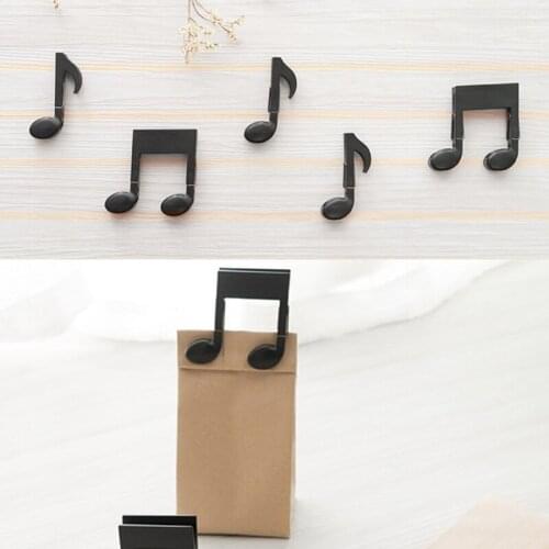 Multipurpose Musical Notes Shape Clothespin Food Sealing Clips Durable Hanging 94PF