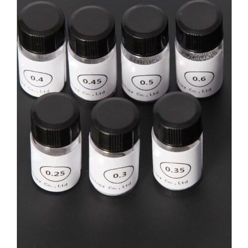 7 Bottles Of 12.5K 0.25/0.3/0.35/0.4/0.45/ 0.5/0.6mm Soldering Ball Lead Solder Ball Set For BGA Reballing Stencil