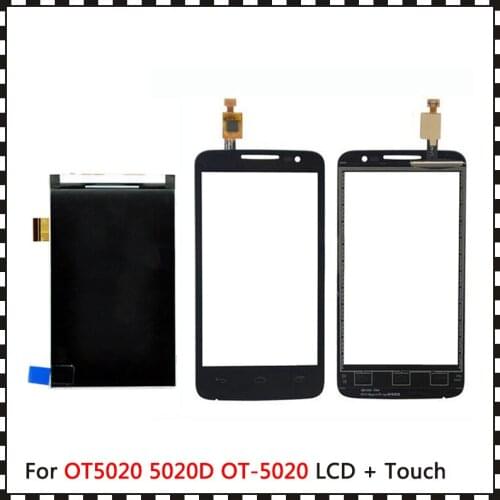 New High Quality 4.0'' For Alcatel 5020 OT5020 5020D OT-5020 Lcd Display With Touch Screen Digitizer Sensor
