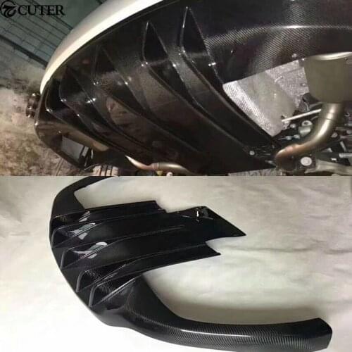 Car body kit Carbon Fiber Rear bumper Lip Diffuser For Maserati GT Gran Turismo 08-13