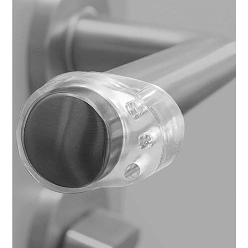 4 Pcs Door Stopper Transparent Silica Gel Door Handle Buffer Wall Protection Doorknob Bumper Walls Furniture Protective