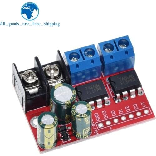 H Bridge Remote Control 5A 3V-14V Dual DC Motor Drive Module Voltage Reverse PWM Speed Regulation Double Super L298N 5AD