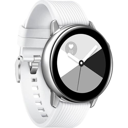 20mm Samsung Silicone Smart Watch Strap for Huami Amazfit BIP Stainless Steel Buckle Strap for Samsung Galaxy Watch 42mm Version