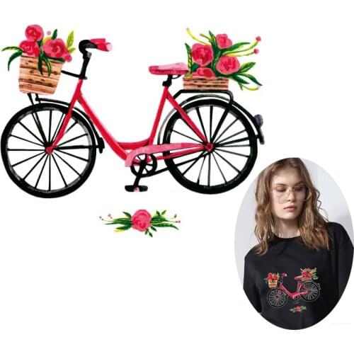 DIY Iron On Cartoon Patches Vinyl Heat Transfer Patch Unicorn Girl Iron On Transfers On Clothes Thermal Transfer Press Applique