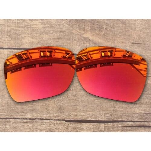 Vonxyz Ruby Mirror Polarized Replacement Lenses for-Oakley Deviation Frame
