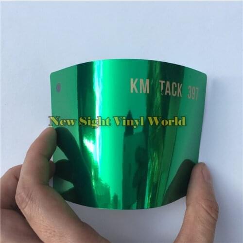High Quality Flexible Dark Green Chrome Vinyl Wrapping Foil For Car Styling Bubble Free