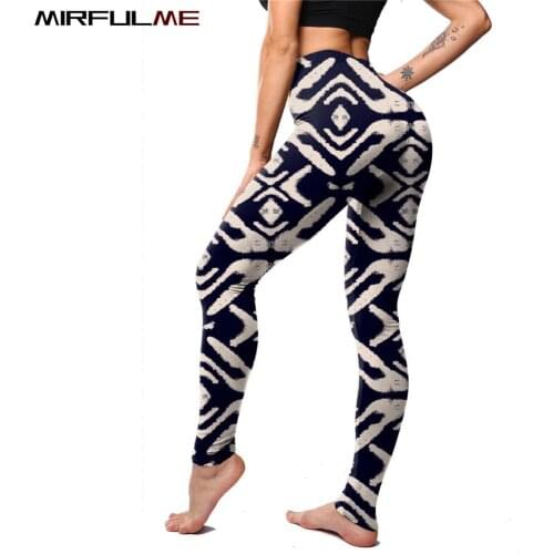 Women Africa Style Printed Leggings Yoga Pants Female Sport Leggings Elastic Leggins Running Trouser Gym Jeggings Fitness Tights