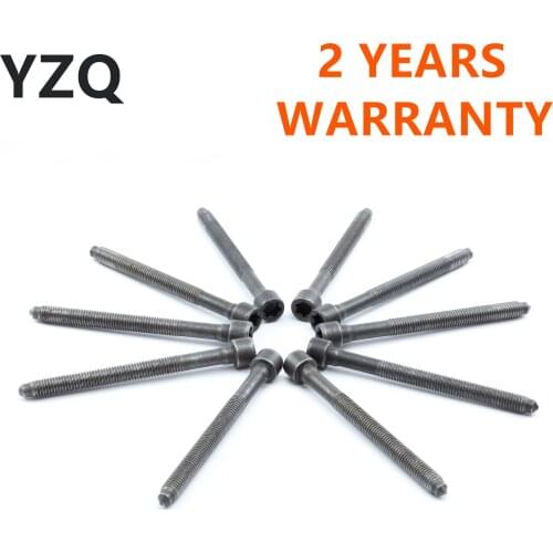 10PCS Cylinder Head Bolt Screws Set For VW Passat CC Golf Beetle Jetta Audi A3 A4 A6 Q5 Skoda Seat 1.8T/2.0TFSI 06D 103 385 D