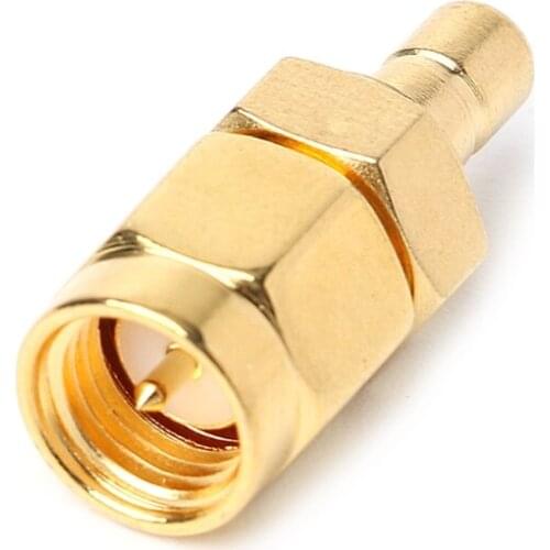 50Ω SMA Male to SMB Male Car DAB Digital Radio Aerial Antenna Connector Adapter New Drop Shipping