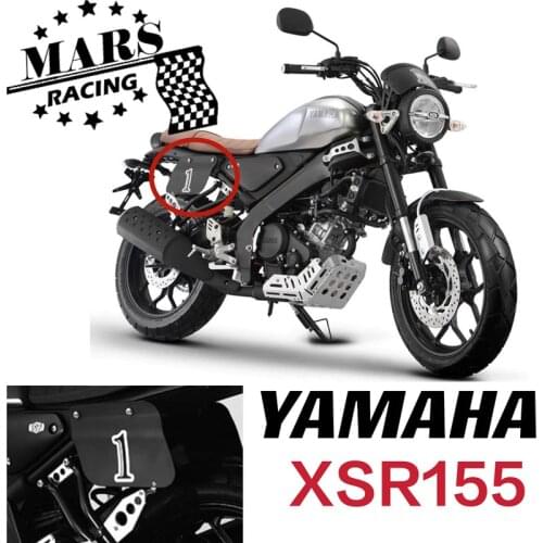 Motorcycle accessories racer cafe plat body samping side no. PLACA with PRETO number TO YAMAHA XSR155 XSR 155 2019 2020 2021