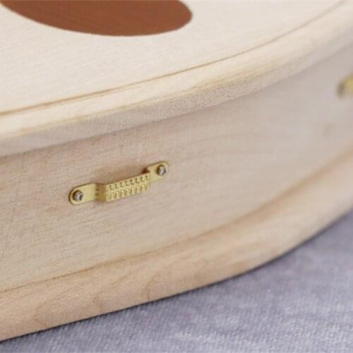 1/12 Scale Dollhouse Wood Casket Model Baby Doll Supplies Halloween Scenery