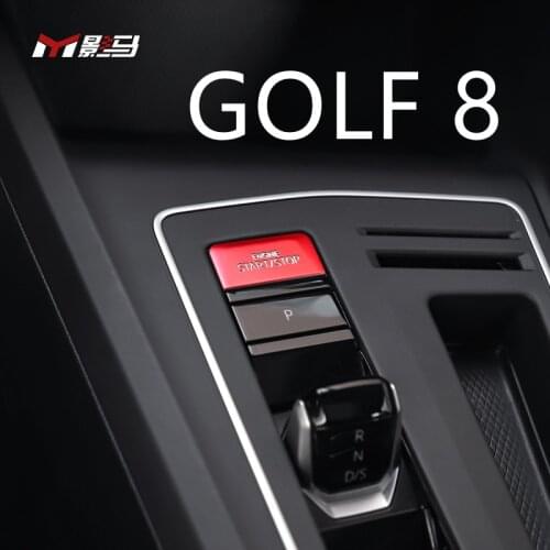 For Volkswagen Golf 8 modified with one button to activate the GTI/ RLINE interior decoration items to shift the button