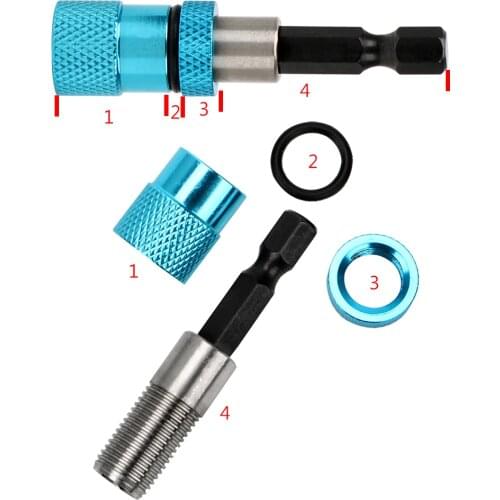 6.35mm Shank Diameter 60mm Rod Electric Drill Wind Batch 1/4 Hex Connecting Rod Electric Quick Release Connecting Rod