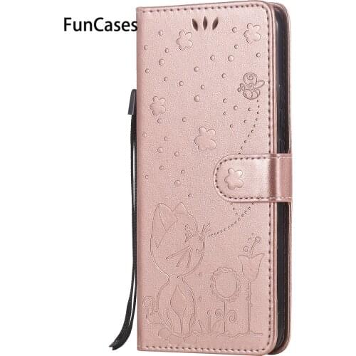 Purple PU Leather Book Wallet Phone Pouch Cover For Huawei Maimang 7 Lovely Cases Estojo Accesories Back estojo Mate 20 Lite