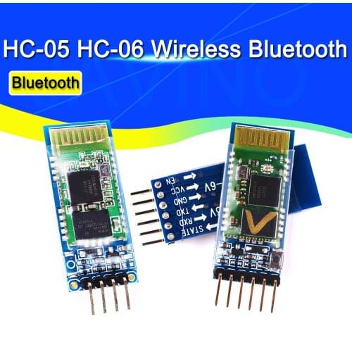 HC-05 HC05 Wireless Module For rduino Serial 6 Pin Bluetooth / HC-06 4 Pin RF Receiver Transceiver Module RS232 Master Slave