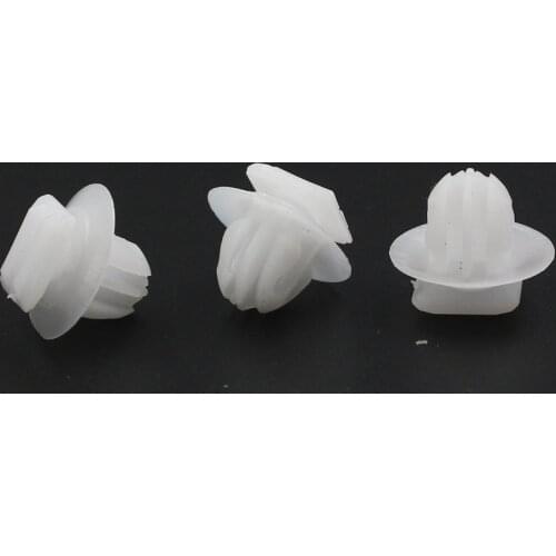 KA LI LI Door Panel Trim Retaining Clip 30 Pcs For Toyota White Snaps Fastener