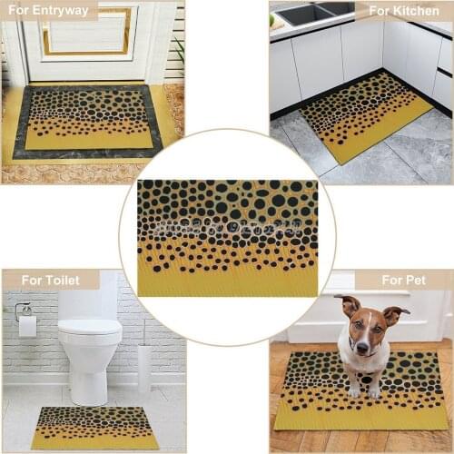 Trout Camo Doormat Home Entrance Rug Floor Mats for Bathroom Living Room Floor Carpets Bass Fish Art Flyfishing Fishing Mikael J