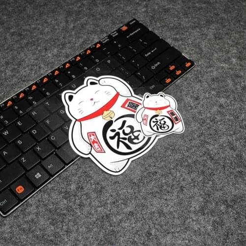 LuLuSticker#071 Japan Lucky Car Blessing Bag Guard Cartoon Waterproof Reflective Car Safety Stickers and Decals Motorbike Decals