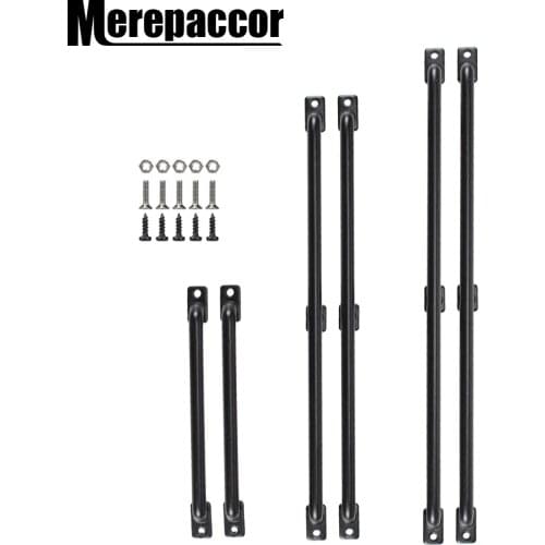 MEREPACCOR 2PCS 70mm/130mm Length Metal Body Shell Handrail for 1/10 RC Crawler Traxxas TRX-4 TRX4 Axial SCX10 90046 D90 D110