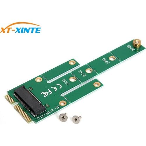 MSATA to M.2 for NGFF Adapters Convert Card 6.0Gb/s for NGFF M.2 SATA-Bus SSD B Key to mSATA Male Riser Adapter for 2230-2280
