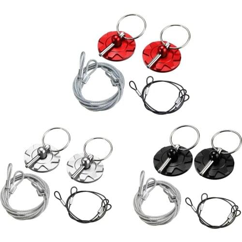 Racing Car Bonnet Aluminum Lock Latch Kit Universal Engine Hood Pin Set Automotive Accessories