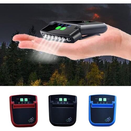 Flashlight Headlight Gesture Sensor Led Light Headlight Night Fishing Rechargeable Head-mounted Super Bright Waterproof Light