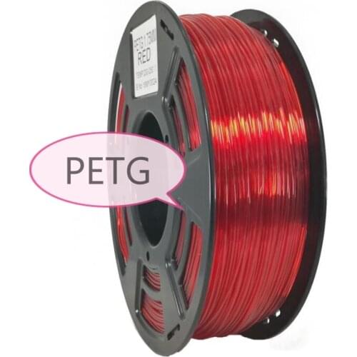 1.75mm 1KG / 0.1KG PETG 3D Printer Filament Dimensional Accuracy+/-0.02mm 3D Printing Material for RepRap