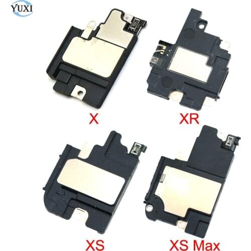 YuXi 1pc Bottom LoudSpeaker For iphone X XR XS Max Sound Ringer Loud Speaker Flex Cable Replacement Parts