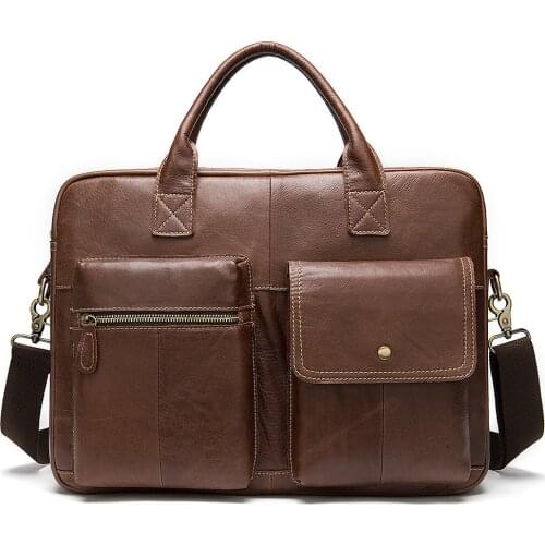 2021 new arrival Natural cow leather crocodile grain briefcase,Genuine Leather Business case,Laptop bags 7212