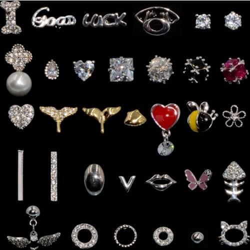 New Arrival S925 Post Sell Set Heart Flower Pearl Zircon Stud Earring Ear Studs Fashion Fine Jewelry More Style Chooseble