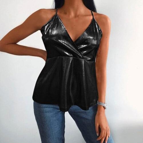 Sexy Skinny Bandage Corset Short Top Camis Vest Woman Sleeveless Summer Strap Slim Camisole Casual V-neck Spaghtti Tank Tops