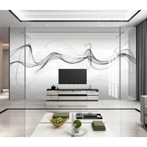 Grey Marble Wall Paper Creative Mural Photo Wallpaper for Living Room Contact Paper 3d Wall Murals Luxury Home Decor Canvas