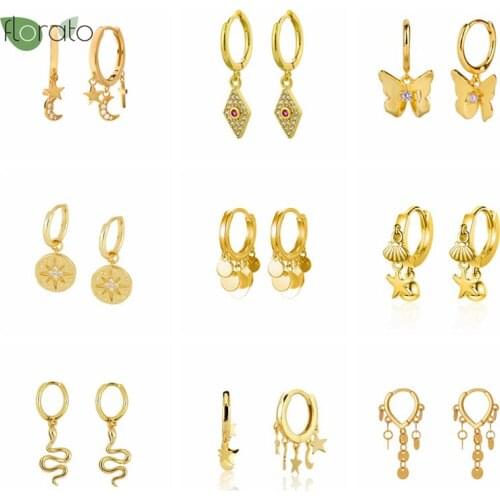 925 Silver Ear Buckle Hoop Earrings for Women Small Hoop Earrings Circle Round Huggie Hoop Earrings Ear Ring Ear Bone Buckle