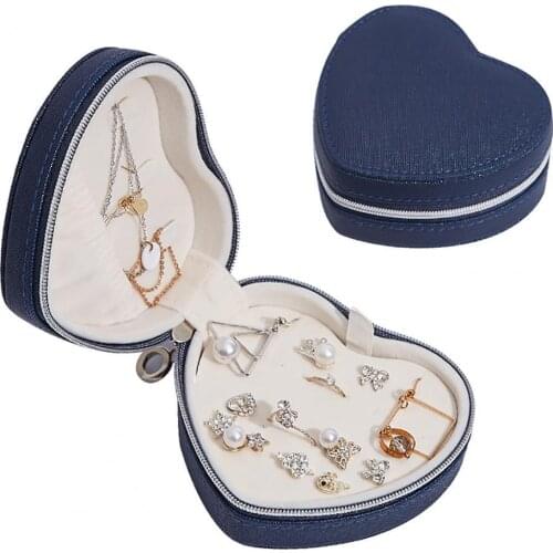 Heart-Shaped Creative Jewelry Storage Box Earrings Bracelet Necklace Organizer Jewelry Storage Box Earrings Bracelet Necklace Or