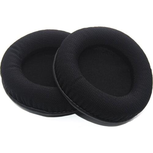 1 Pair Mesh Fabric Replacement Foam Ear Pads Pillow Cushion Cover for 90mm EarPads Earphones