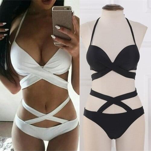 Sexy Bandage Bikini Pole Dance Clothing Women Halter Tops Pole Shorts Adult Jazz Dance Costume Nightclub Rave Outfit DNV14866