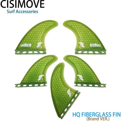 CISIMOVE Future type green honeycomb fiberglass 5 pcs fins