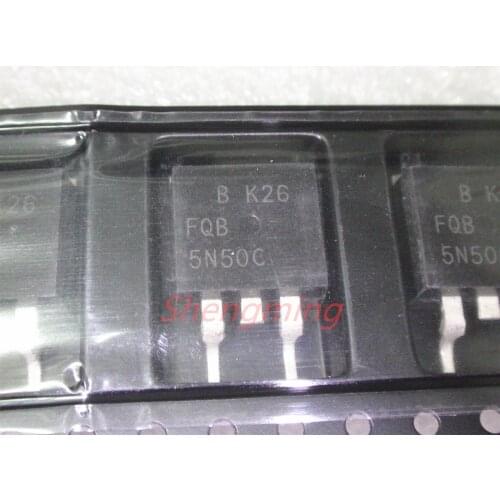10PCS FQB5N50C TO-263